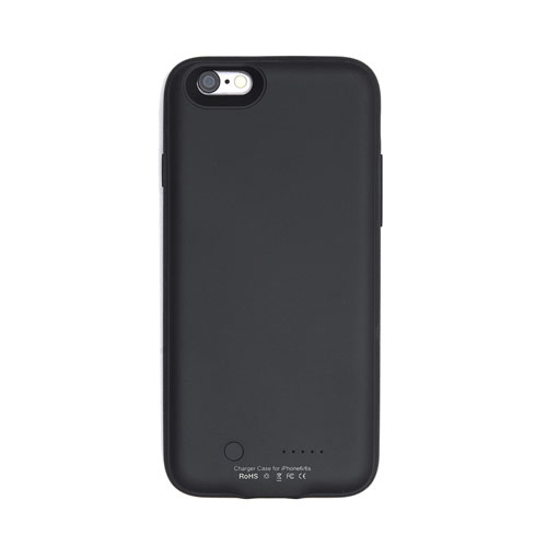 3000mAh Ultra Slim Extended Charger Case for iPhone 6 6s (Black) Detail Image 02
