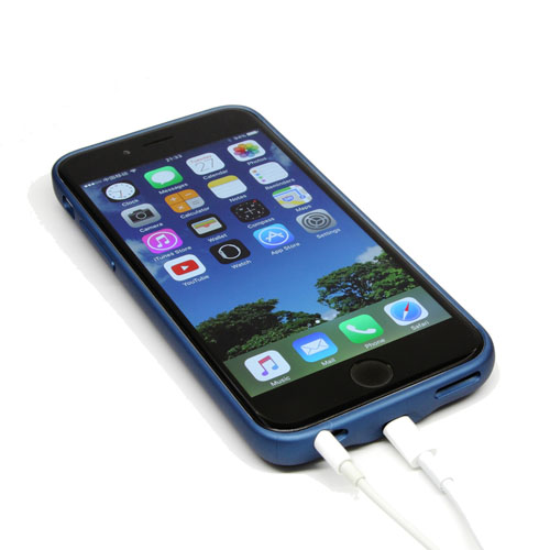 3000mAh Ultra Slim Extended Charger Case for iPhone 6 6s (Blue) Detail Image 04