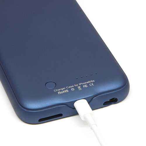 3000mAh Ultra Slim Extended Charger Case for iPhone 6 6s (Blue) Detail Image 05