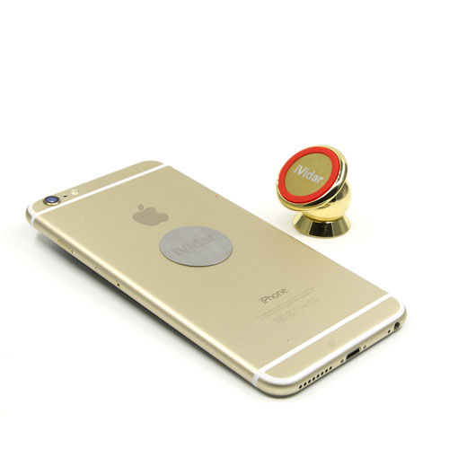 Dashboard Magnetic Car Mount Phone Holder (Gold) Detail Image 03